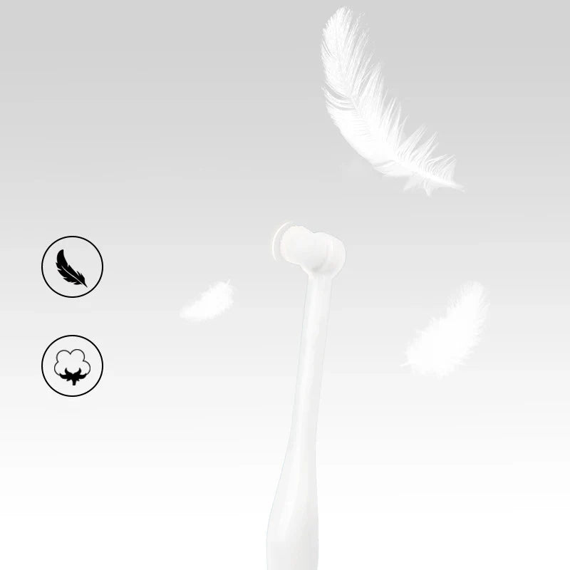 Soft Round Head Pet Toothbrush for Dogs – Tartar Remover & Bad Breath Freshener | Puppy Dental Care Brush for Small Pets