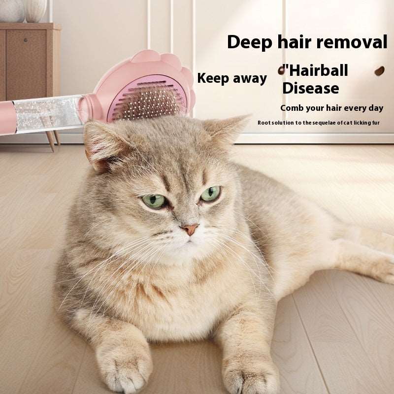Cat Comb with Spray | Grooming, Massaging & Hair Removal